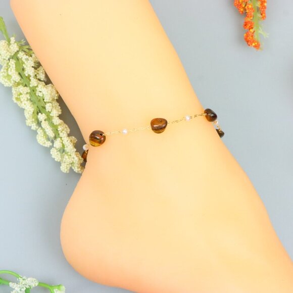 Handmade Anklet – A Stylish Choice for Women, Thoughtful Gift Idea, EVCH1250 - Picture 7 of 8